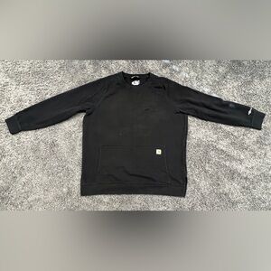 Carhartt Force® Sweatshirt Women’s Size XL (16-18) Relaxed Fit Lightweight Black